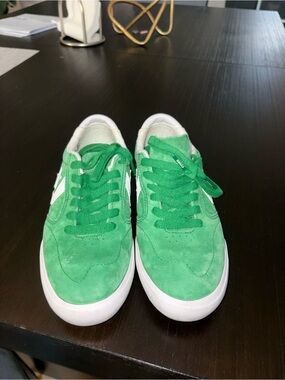 Green Suede Converse Sneakers